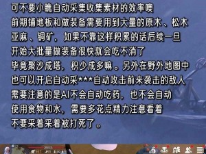 冰原守卫者经验本高效打法攻略分享：助你轻松升级战力